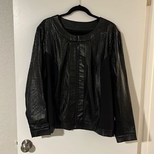 Rafaella Faux Leather Jacket 20W